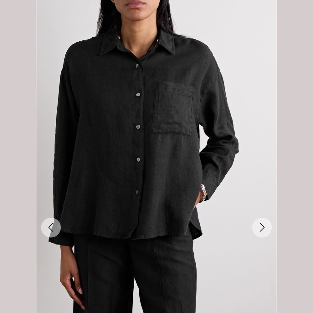 James Perse linen oversized shirt